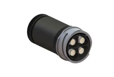 Produktfoto 1 von Bulgin Buccaneer 9000 High Power 2.86 mm Standard Rundsteckverbinder Buchse 4-polig Buchse 150A Kabel IP68