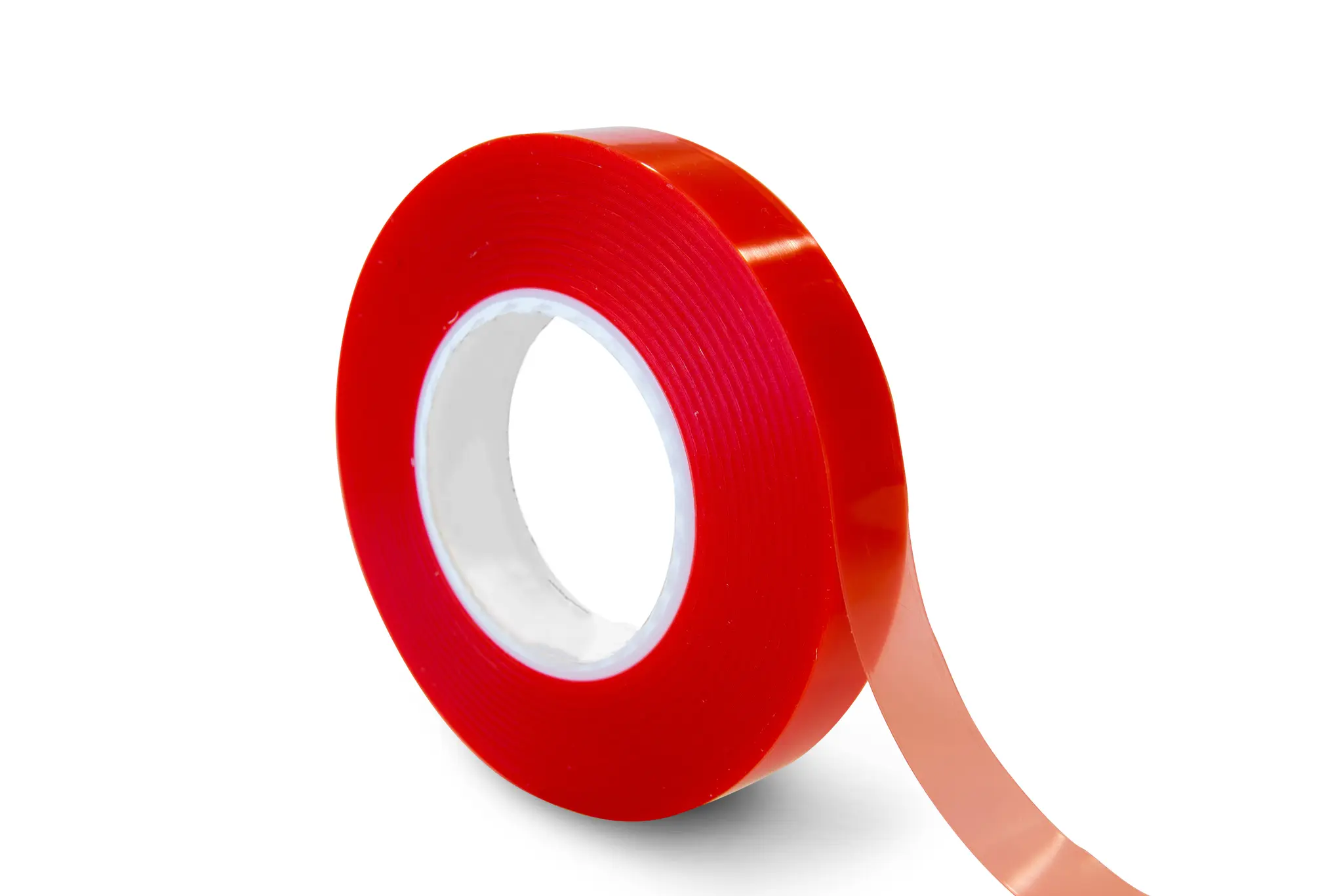 Produktfoto 1 von RS PRO F40 Kunststoff-Klebeband doppelseitig, Rot, Stärke 0.2mm, 38mm x 50m