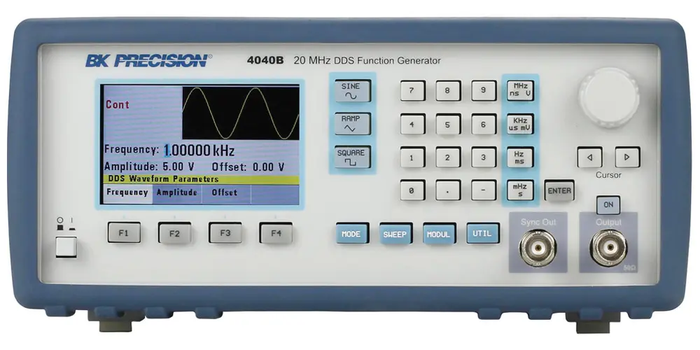 Produktfoto 1 von BK Precision Funktionsgenerator Variable Wobbelfuntion 0.01 Hz → 20 MHz Digitalfrequenz FM Modulation