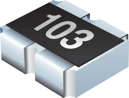 Produktfoto 1 von Bourns Serie CATCAY 16 Array-Widerstand ISOL, 4 x 3.3 kΩ, 62.5 mW 0.01 %, Bauform 1206 Konvex