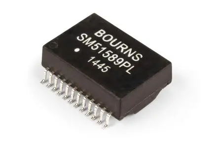 Produktfoto 1 von Bourns LAN-Ethernet-Transformator Oberfläche -1.1dB T. 6 mm