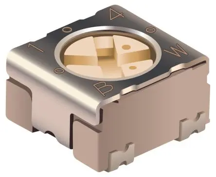 Produktfoto 1 von Bourns PVG3A 1-Gang Oberfläche Trimm-Potentiometer, Einstellung von oben, 2 mΩ, 20 %, 0.25 W, L. 3.6 mm, L. 0.45 mm