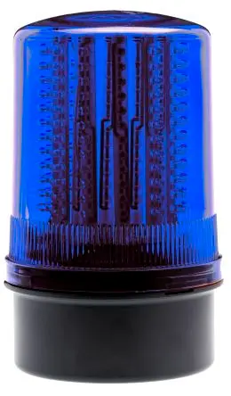 Produktfoto 1 von Moflash LED200 LED Mehrere Signalleuchte 24V Blau Oberfläche, Ø 115 mm x 205 mm IP65