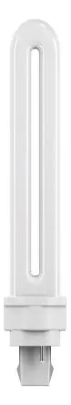 Produktfoto 1 von SHOT E27 GLS LED Bulb PL LED-Leuchte Linear 5.7 W 9 W / 230V 500 lm G23 Sockel 4000k Kaltweiß
