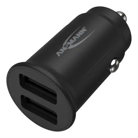 Produktfoto 1 von Ansmann Auto-Ladegerät 24V dc, -10 °C Temp. min. 5V dc 40 °C Temp. max., 30W USB 2.4 A, L. 43.5 mm T. 24 mm B. 24mm