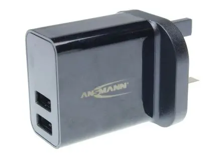 Produktfoto 1 von Ansmann 12 W 1001 2 AC/DC-Adapter USB UK 2.4 A USB-Adapter, 5V dc