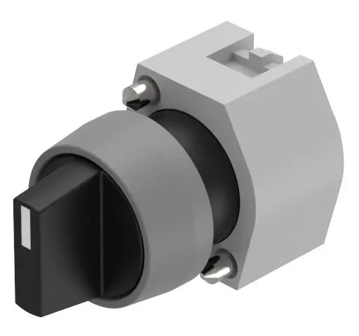 Produktfoto 1 von EAO 74 Series Wählschalterkopf 3-Positionen 22.3mm Dauerschaltung