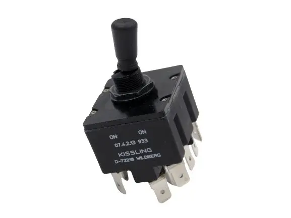 Produktfoto 1 von TE Connectivity THT Kippschalter 4-poliger Schließer Ein-Ein 15 A, Schnellverbindung