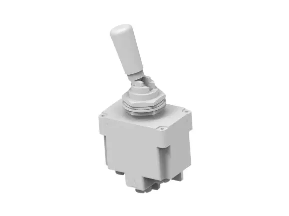 Produktfoto 1 von TE Connectivity THT Kippschalter  2-polig Ein-Ein 20 A, Schraub