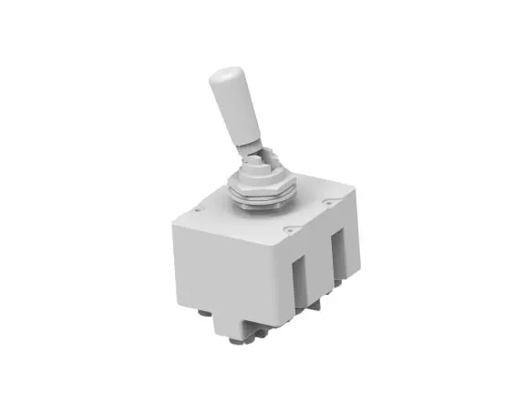 Produktfoto 1 von TE Connectivity THT Kippschalter 4-poliger Schließer Ein-Ein 20 A, Schraub