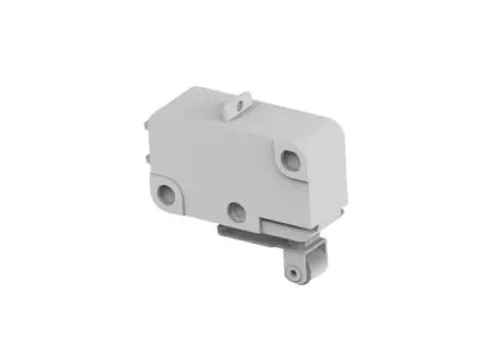 Produktfoto 1 von TE Connectivity Mikroschalter Rollenstößel-Betätiger Lötöse, SPST, 250 V ac, 24 V dc, 0.2A, 1 A IP00, IP40 4.5N -55 °C -