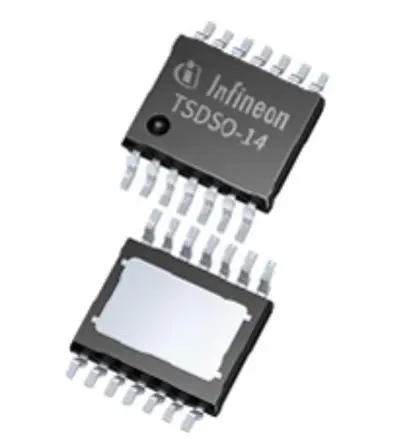 Produktfoto 1 von Infineon PROFET 2 Leistungsschalter-IC High-Side High-Side 120 mΩ 14-Pin 4 Ausg. PG-TSSO-14