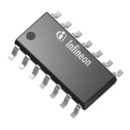 Produktfoto 1 von Infineon Motortreiber-IC Doppelt, DSO, 14-Pin, 18V, Bürstenloser Gleichstrommotor, TLE4209GXU