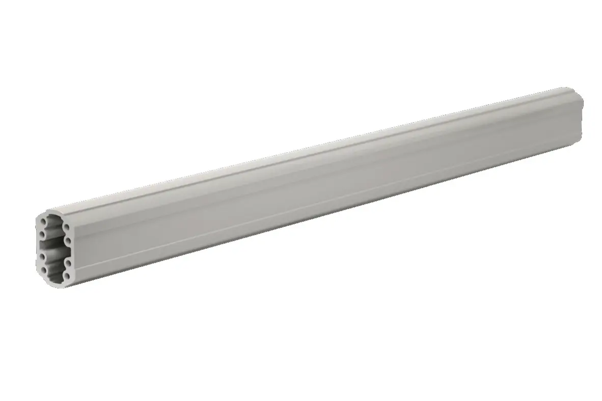 Produktfoto 1 von Rittal CP Gehäuseabschnitt B. 75 mm H. 120 mm L. 1 m Aluminium-Strangpressprofil Hellgrau für CP 120