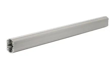 Produktfoto 1 von Rittal CP Gehäuseabschnitt B. 75mm H. 120 mm L. 1 m Aluminium-Strangpressprofil Hellgrau für CP 120