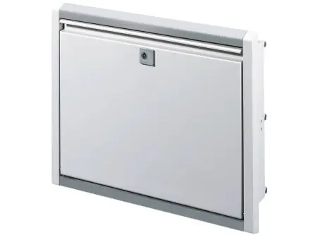 Produktfoto 1 von Rittal 8 U Einschub, Stahlblech RAL 7035, 682.6mm x 126 mm x 355 mm