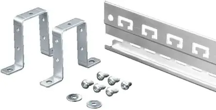 Produktfoto 1 von Rittal Schiene, Aluminium-Strangpressprofil, SZ, 7.8742 TE, 583mm breit, 583 mm hoch