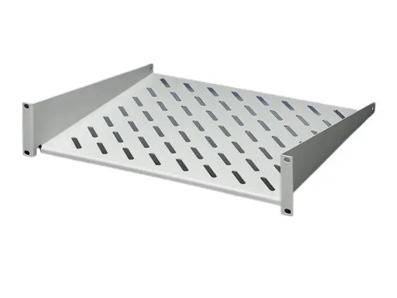 Produktfoto 1 von Rittal DK 7119.250 2 U Ablagefach, Stahlblech Schwarz Belüftet, 482.6 mm x 250 mm x 250 mm