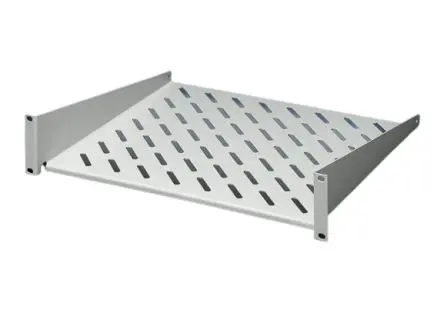 Produktfoto 1 von Rittal DK 7119.250 2 U Ablagefach, Stahlblech Schwarz Belüftet, 482.6mm x 250 mm x 250 mm