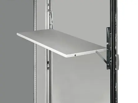 Produktfoto 1 von Rittal PS Ablagefach, Stahlblech Hellgrau, 613mm x 400 mm x 400 mm