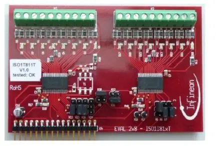 Produktfoto 1 von Infineon ISO1I811T Evaluierungsplatine, EVAL ISO1I811T Lastschalter, für PLC
