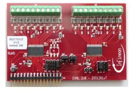 Produktfoto 1 von Infineon ISO1I813T Evaluierungsplatine, EVAL ISO1I813T Lastschalter, für PLC