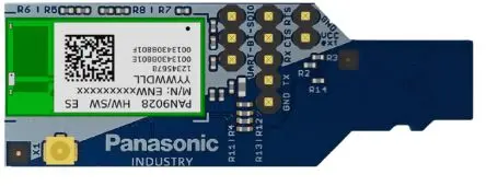 Produktfoto 1 von Panasonic WLAN-Modul Auswertungskit 3.3 V 802.11i AES-Verschlüsselung, CCMP IEEE 802.11 b/g 2.4 GHz