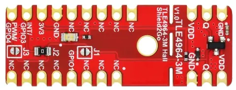 Produktfoto 1 von Infineon TLE4964-3M-XENSIV Hall switch, Arduino library S2GO-HALL-TLE4964-3M Entwicklungstool Sensor, Hall-Effekt-Sensor