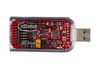 Produktfoto 1 von Infineon UIO-STICK USB, SPI, Schnittstelle USB-Stick ARM Cortex M4
