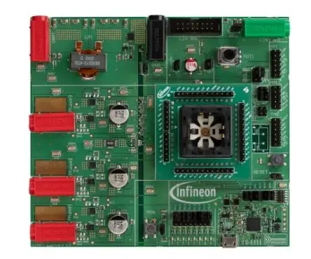 Produktfoto 1 von Infineon B6-Bridge for BLDC Motor Drive, MOSFETS, UART Entwicklungswerkzeug für Motoren und Robotik, TLE987X EVALB-TQFP