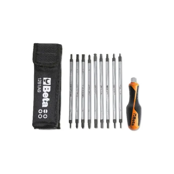 Produktfoto 1 von BETA Vierkant Umschaltbar 8 x 4 mm, PH0-0 mm, 9-teilig