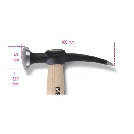 Produktfoto 1 von BETA Hammer, Klauenhammer 450 g Holz-Stiel 320 mm
