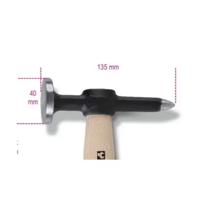BETA Hammer, Klauenhammer 392 g Holz-Stiel 320 mm