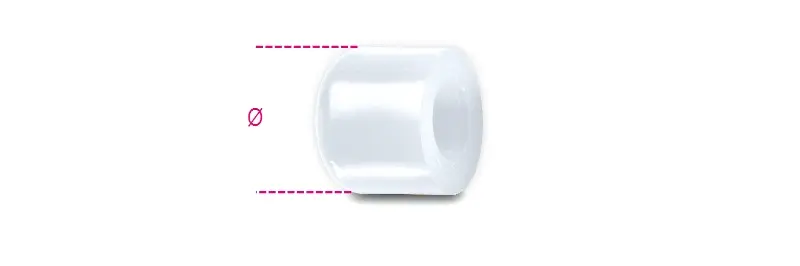 Produktfoto 1 von BETA Hammer, Ersatz-Hammerkopf aus Nylon funkenfrei 100g Ø 60 mm