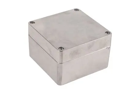 Produktfoto 1 von Hammond 1590Z; Universalgehäuse; Aluminiumdruckguss; Klar; IK08 IP68 Breite 140 mm Höhe 91 mm Länge 140 mm