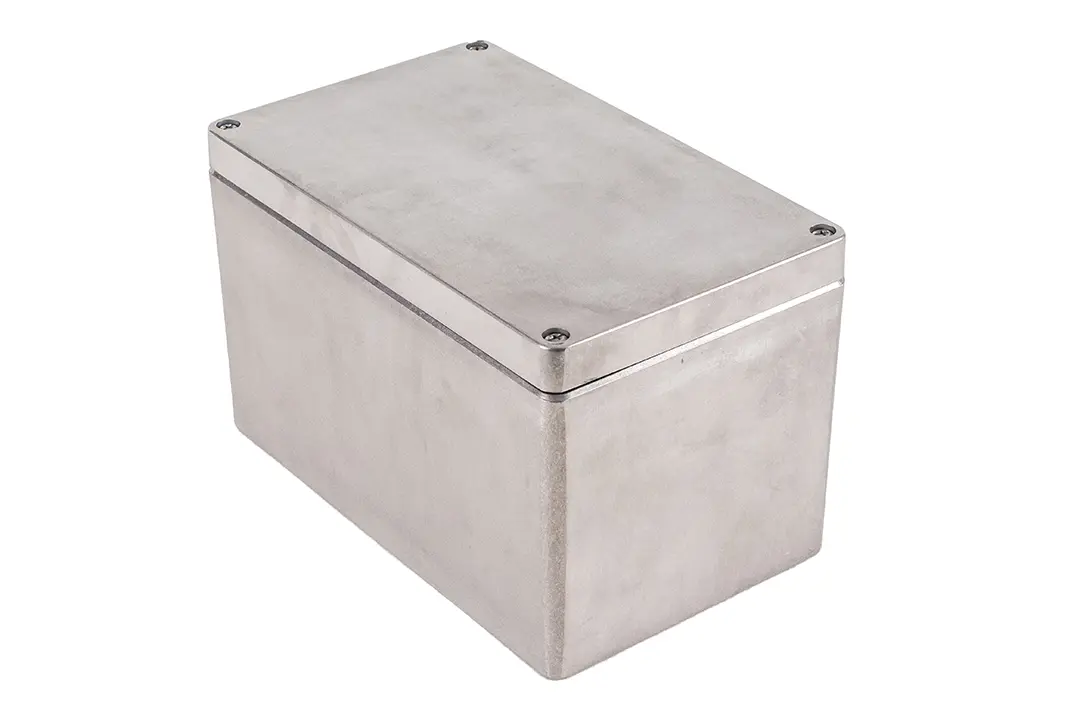 Produktfoto 1 von Hammond 1590Z Aluminium Universal-Gehäuse Gehäuse Klar Außenmaß 260 x 160 x 160mm IP68