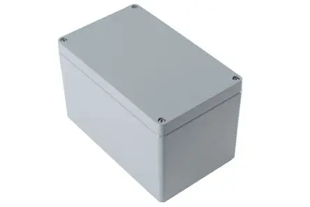 Produktfoto 1 von Hammond 1590Z Aluminium Universal-Gehäuse Gehäuse Grau Außenmaß 260 x 160 x 160mm IP68