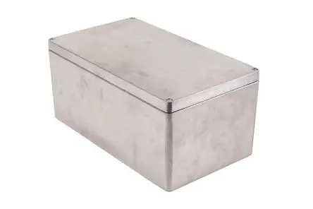 Produktfoto 1 von Hammond 1590Z; Universalgehäuse; Aluminiumdruckguss; Klar; IK08 IP68 Breite 230 mm Höhe 180 mm Länge 400 mm