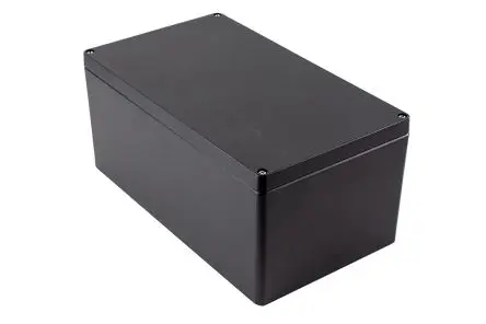 Produktfoto 1 von Hammond 1590Z Aluminium Universal-Gehäuse Gehäuse Schwarz Außenmaß 400 x 230 x 180mm IP68