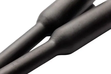 Produktfoto 1 von RS PRO G5 Wärmeschrumpfschlauch, Polyolefin Schwarz, Ø 9.5 mm Schrumpfrate 2:1, Länge 1.22m