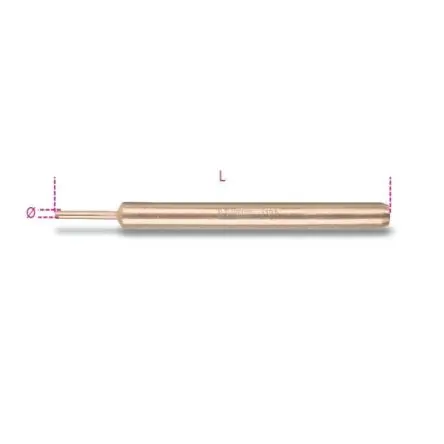 Produktfoto 1 von BETA Splintentreiber Satz, Ø 4 mm, 1-teilig, Länge 110 mm