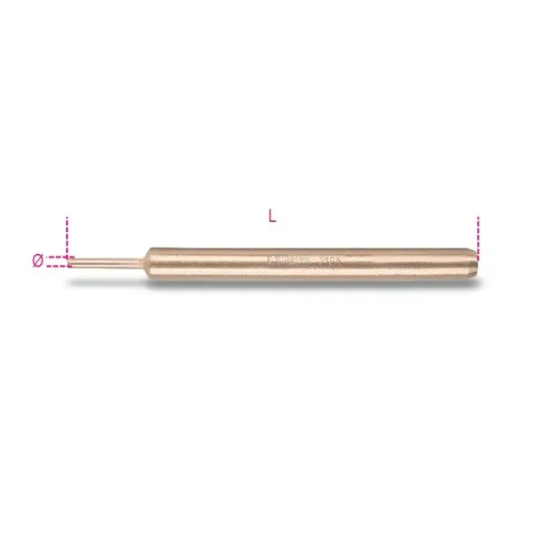 Produktfoto 1 von BETA Splintentreiber Satz, Ø 3mm, 1-teilig, Länge 110 mm, 31Ba