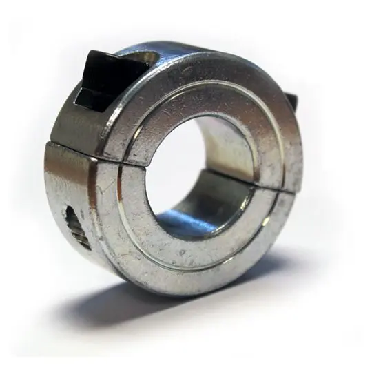 Produktfoto 1 von RS PRO Stahl Wellenmanschette Zweiteilig, mit Spannschraube 45 mm Außen-ø  x 15 mm