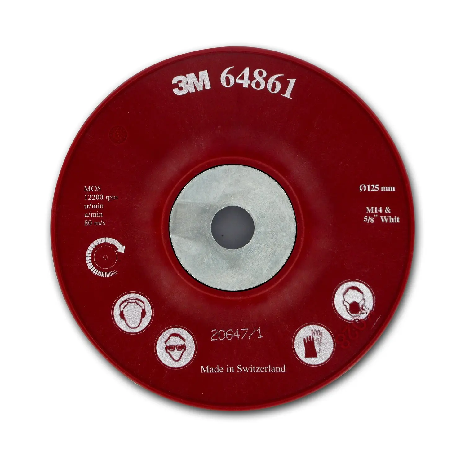Produktfoto 1 von 3M Ø 127 mm Trägerscheibe