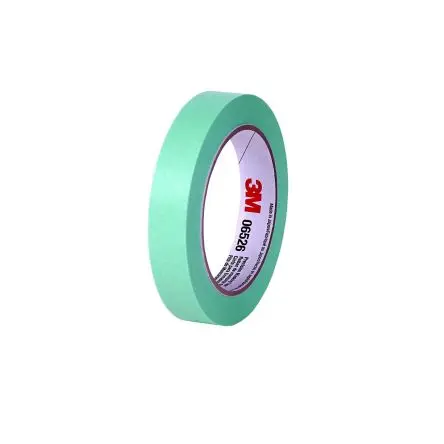 Produktfoto 1 von 3M 7000045537 Papier Abdeckband Grün, Stärke 0.09 mm 19mm x 55 m