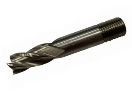Produktfoto 1 von RS PRO HSS Schaftfräser 4-schneidig, Ø 12 mm 6mm x 70mm/ Schnittlänge 24 mm
