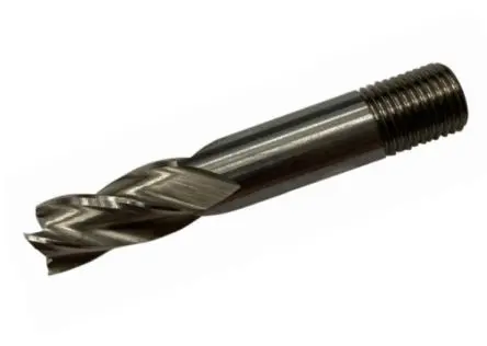 Produktfoto 1 von RS PRO HSS Schaftfräser 4-schneidig, Ø 14 mm 6mm x 73mm/ Schnittlänge 28.5 mm