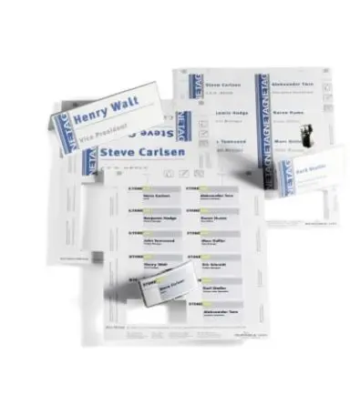 Produktfoto 1 von Durable Klebend Leeretikett, selbstklebend Adresse für Tintenstrahl, Weiß 160 pro Paket Stück, L. 60 mm B. 90mm