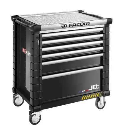 Produktfoto 1 von Facom Rollenschrank 6 Schubladen mit Rädern, 1005 mm x 575mm x 1004 m