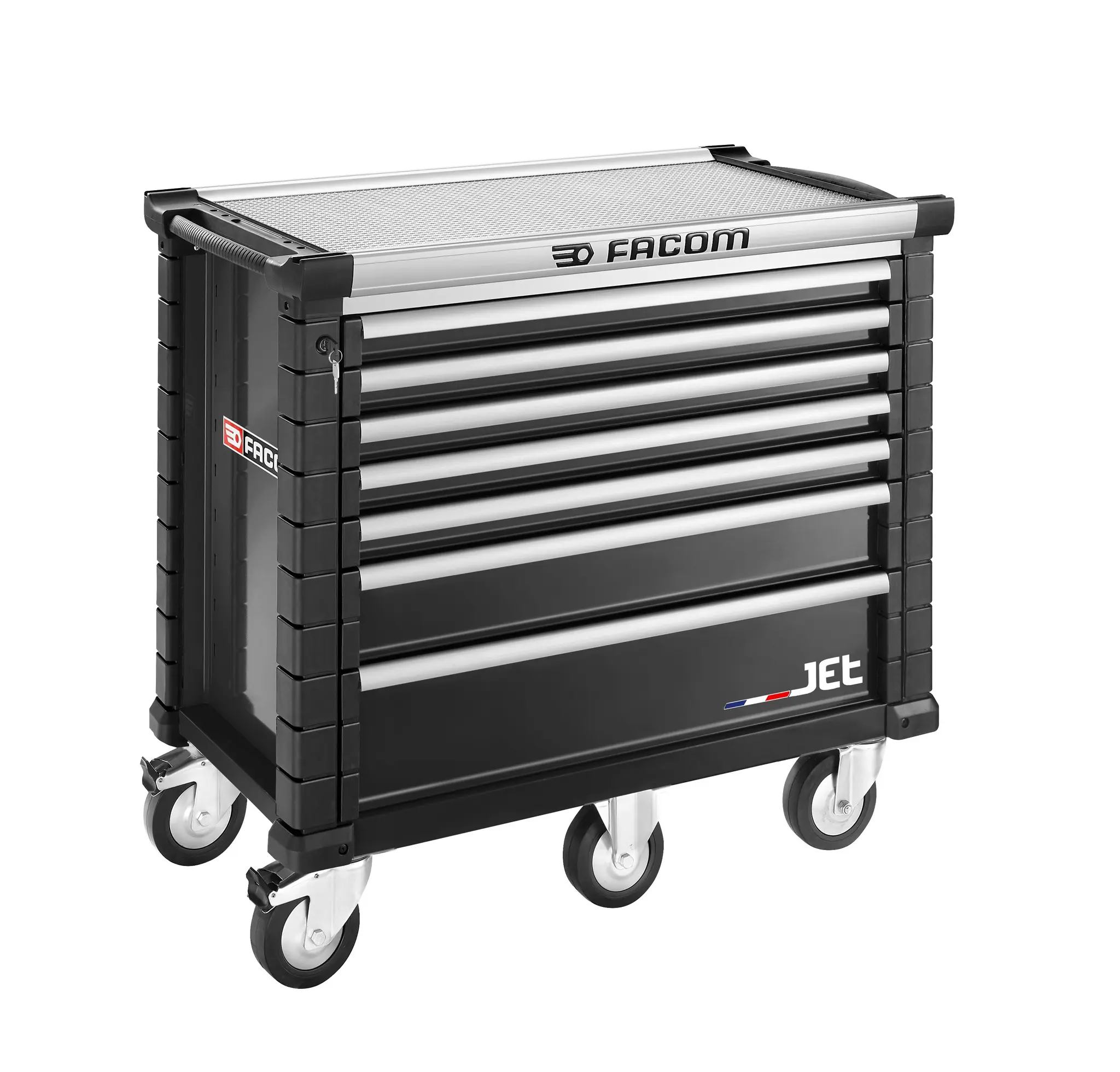 Produktfoto 1 von Facom Rollenschrank, Typ Werkzeugschrank 7 Schubladen mit Rädern, 1.04 m x 575 mm x 1.19 m